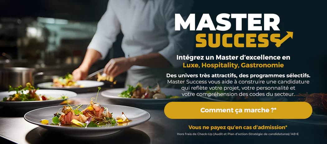 Eduniversal - Master Success - Luxe, gastronomie