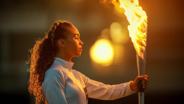 Audencia illumine la Baule en participant au relais de la flamme olympique
